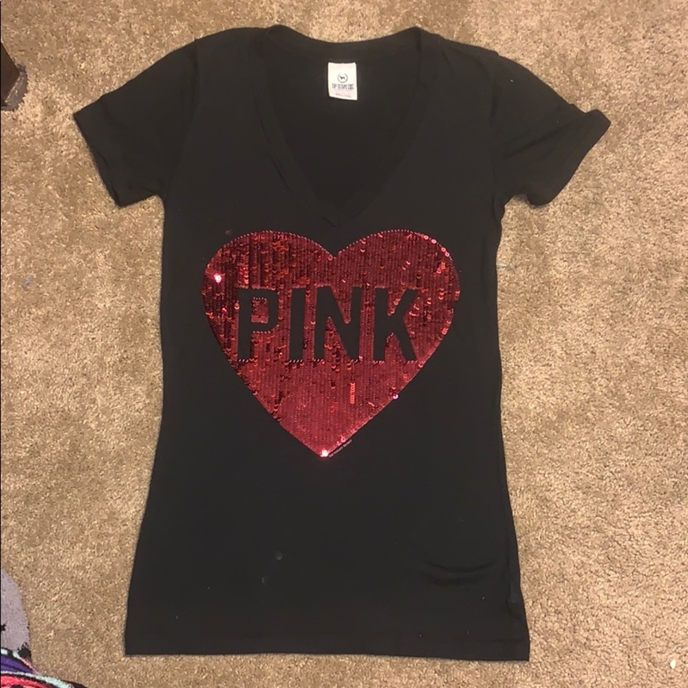 XS VS PINK Short Sleeve Top